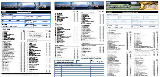 Fleet software with  digital inspection